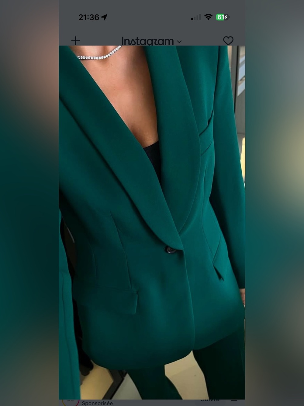 Zara Emerald Green Tailored High-Waist Trousers